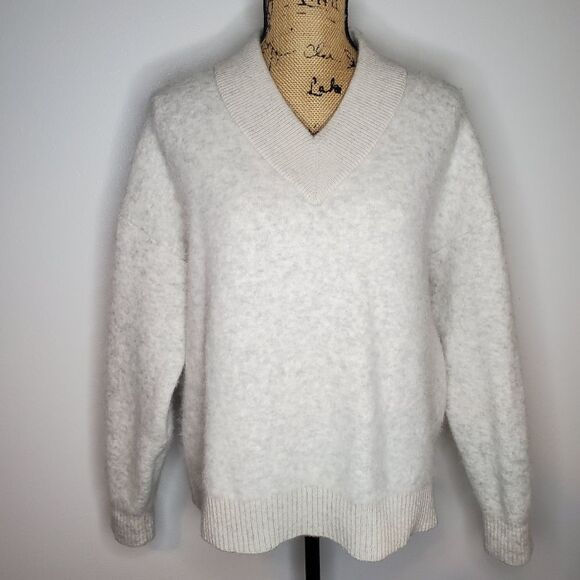 Lululemon Women's Alpaca Wool-Blend V-Neck Sweater Size M - Picture 1 of 12